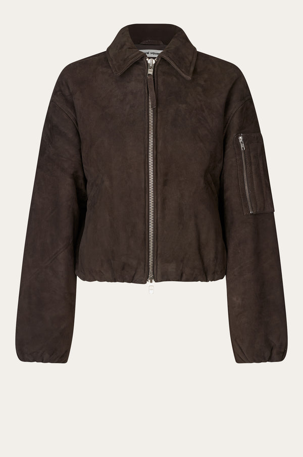 Oval Square Spirit Suede Bomber