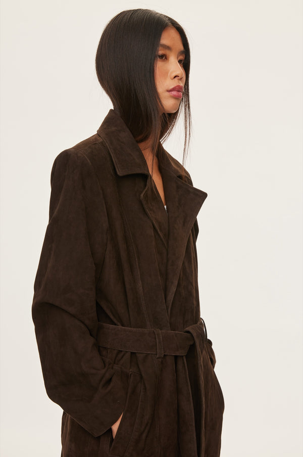 Oval Square Spirit Suede Coat