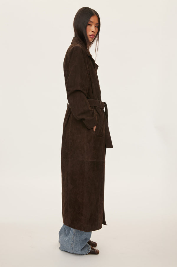 Oval Square Spirit Suede Coat