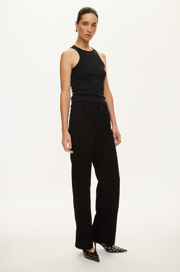 Oval Square Spirit Suede Trousers