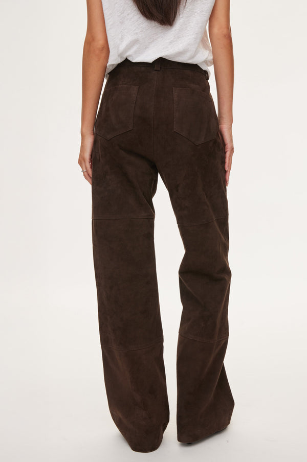 Oval Square Spirit Suede Trousers