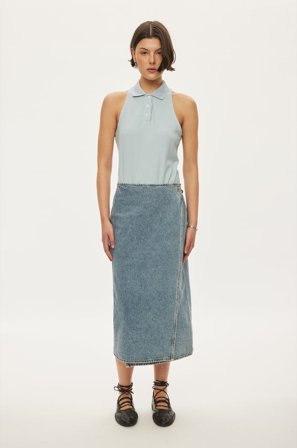 oval square Sunny Polo Top