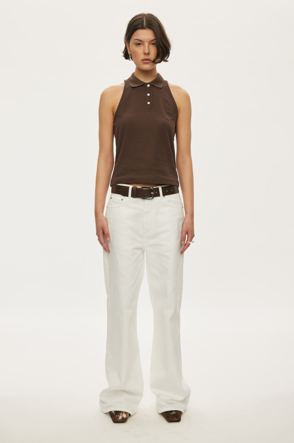 oval square Sunny Polo Top