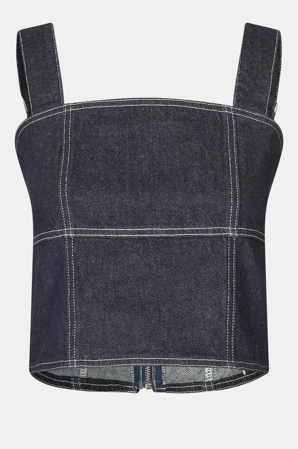 Oval Square Venice Denim Top