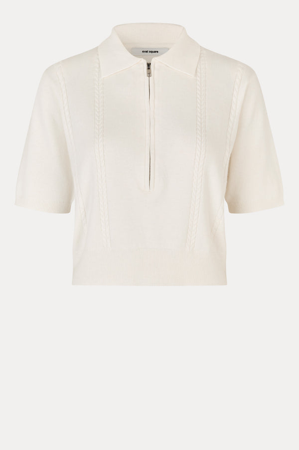 Oval Square Vika Knit Polo