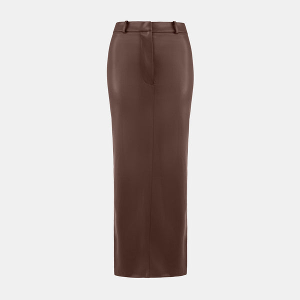 ow collection AMARA Faux Leather Skirt