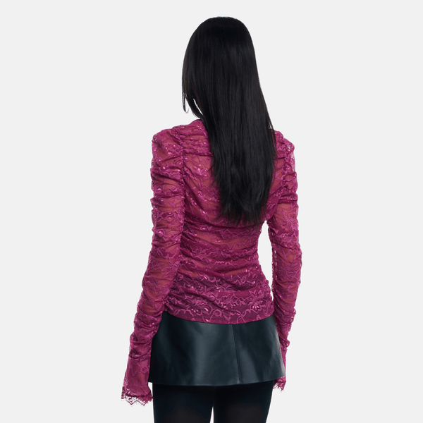 Ow Collection AUDREY Lace Cardigan