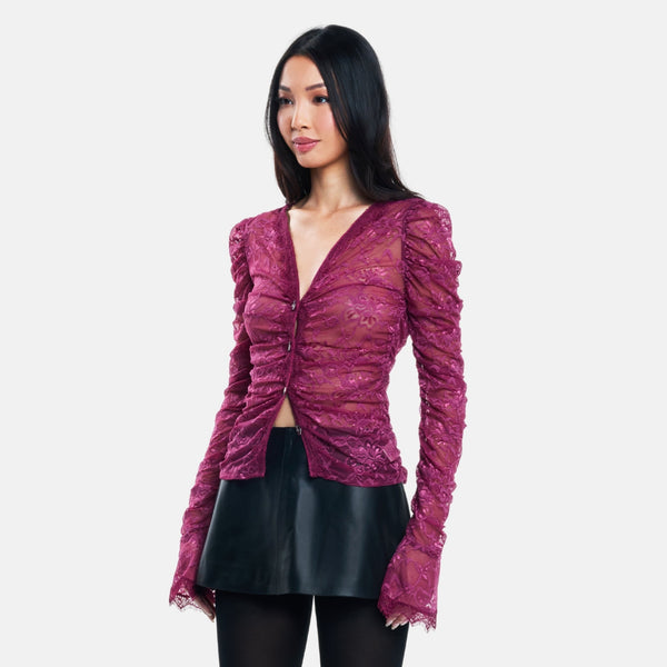 ow collection AUDREY Lace Cardigan