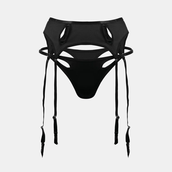 ow collection CALLA Thong and Suspenders