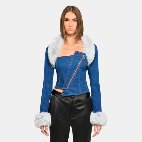 ow collection DENIM Corset Jacket (2-piece)