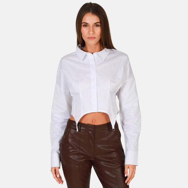 Ow Collection ELSA Crop Shirt
