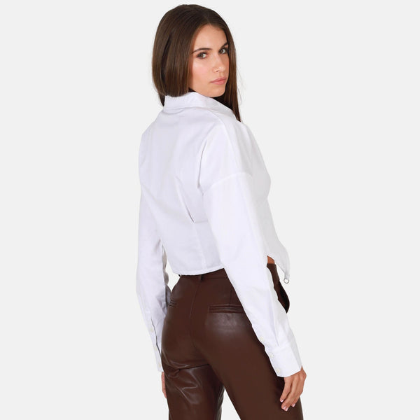 Ow Collection ELSA Crop Shirt