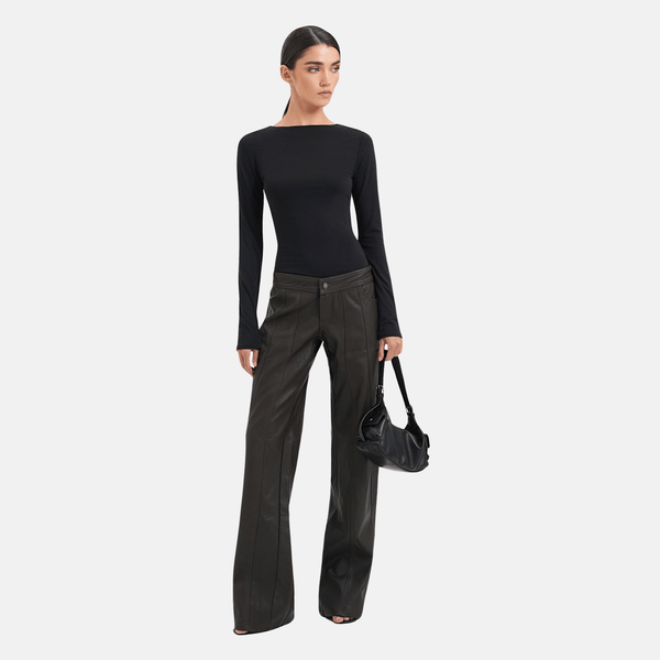 Ow Collection JADE Low-Waist Pants