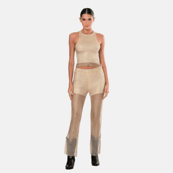 Ow Collection JINX Embellished Tank Top