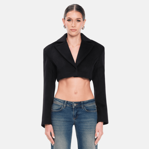ow collection NOVA Crop Wool Blazer