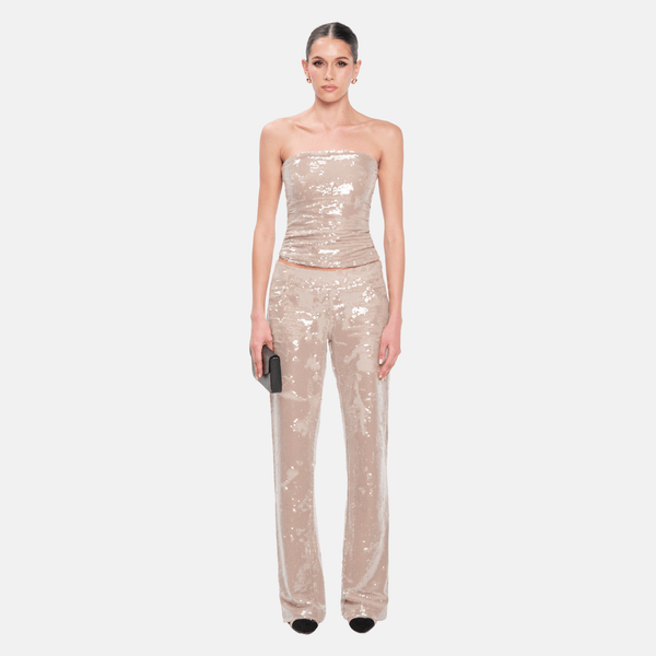 Ow Collection RUBY Sequin Tube Top