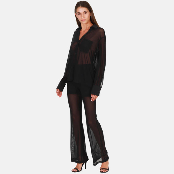 Ow Collection RYAN Sheer Shirt