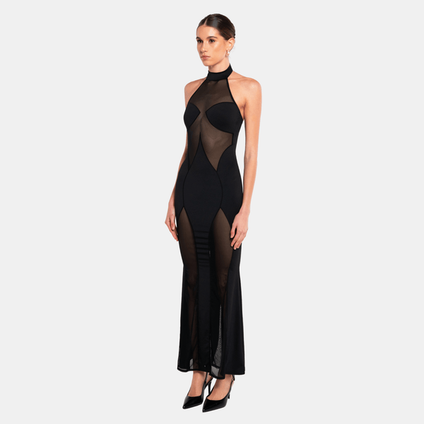 Ow Collection SIERRA Halter Neck Dress