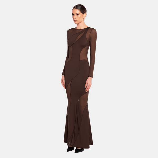 Ow Collection SPIRAL Maxi Dress