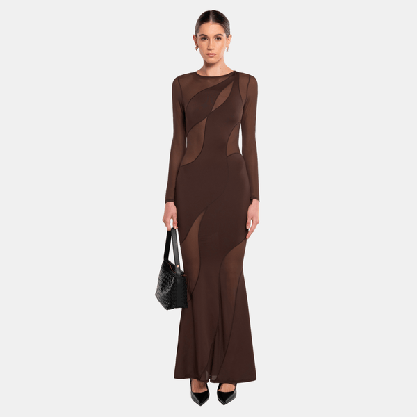 Ow Collection SPIRAL Maxi Dress