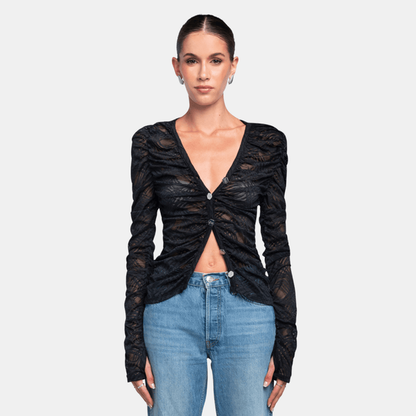 ow collection WANTED Lace Cardigan