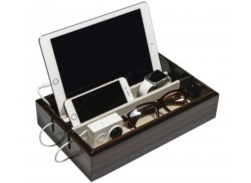 Oyobox Ebony Teak Tech Tray