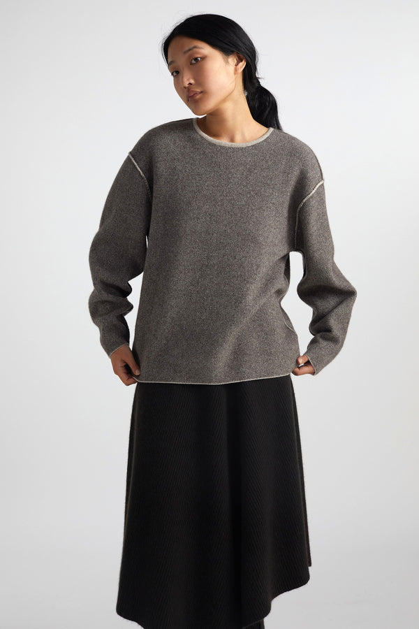 Oyuna Axa Sweater Feather & Chocolate