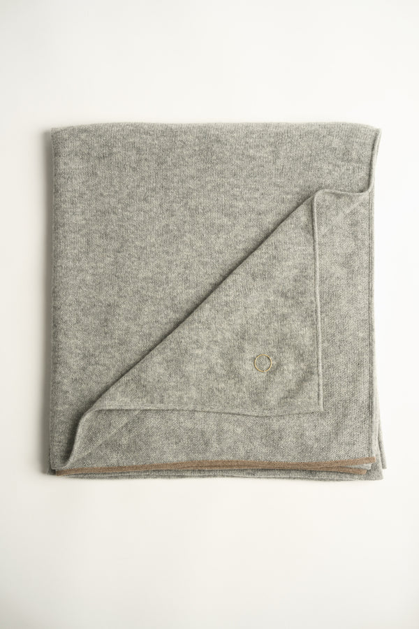 Oyuna Daya Throw Soft Grey & Taupe