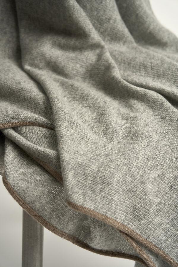 Oyuna Daya Throw Soft Grey & Taupe