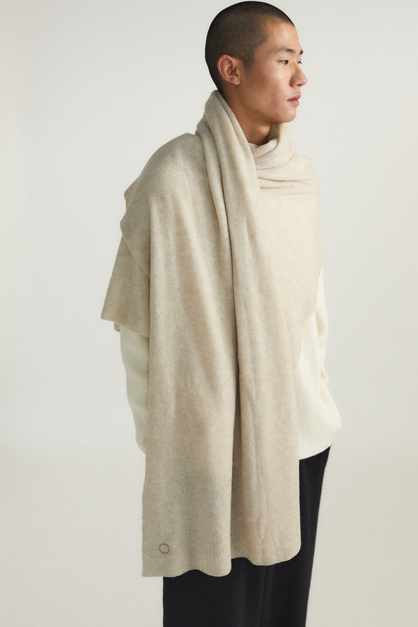 Oyuna Dia Shawl Feather & Ivory