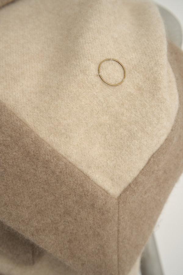 Oyuna Etra Big Bedspread Beige & Taupe