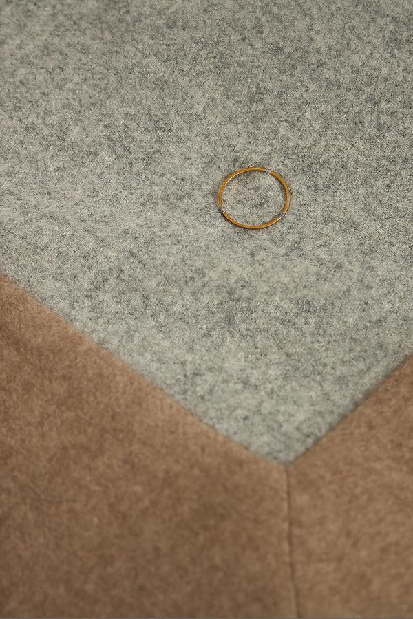 Oyuna Etra King Size Bedspread Soft Grey & Taupe