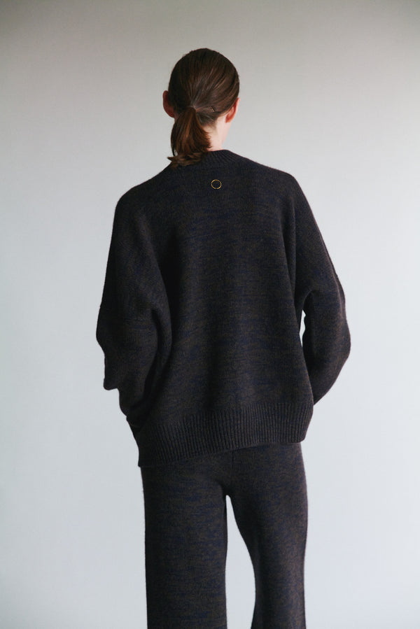 Oyuna Hill Sweater Chocolate & Ocean