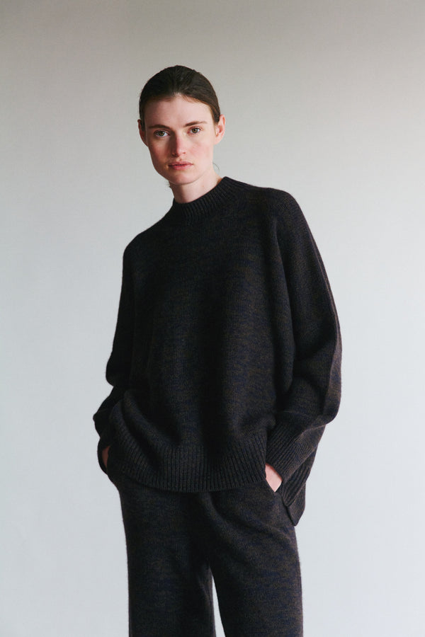 oyuna Hill Sweater Chocolate & Ocean