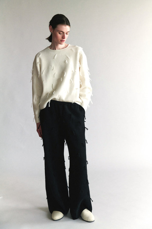 Oyuna Kulan Sweater Ivory
