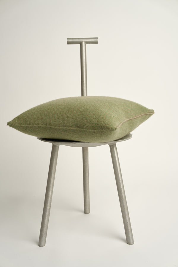 Oyuna Letra Cushion Cover Verde & Taupe