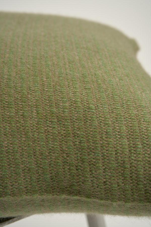 Oyuna Letra Cushion Cover Verde & Taupe