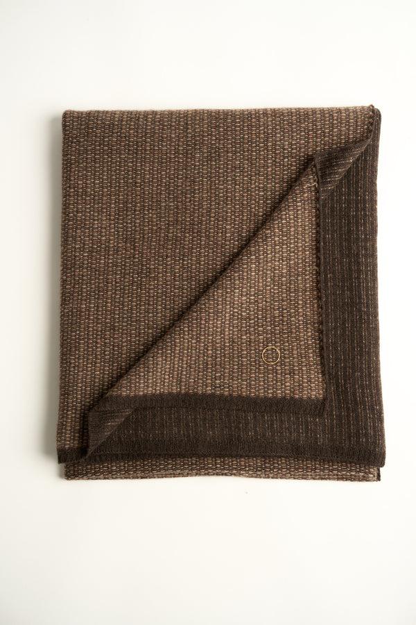 Oyuna Quadro Throw Honey & Taupe