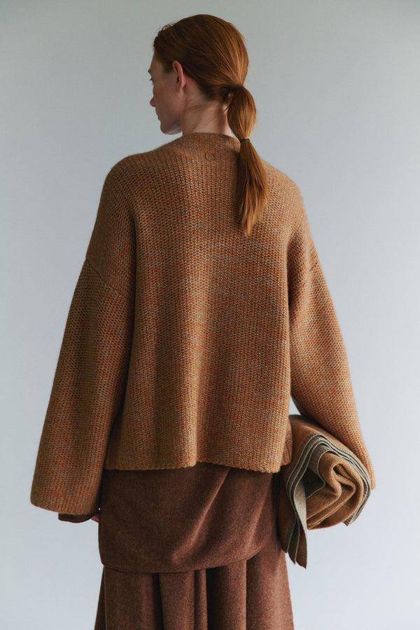 Oyuna Tent Cardigan Honey & Taupe