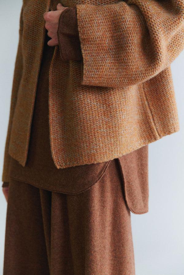 Oyuna Tent Cardigan Honey & Taupe