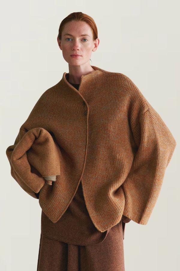 oyuna Tent Cardigan Honey & Taupe