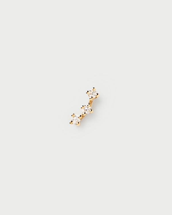 p d paola Diamonds and gold Brooklyn Single Earring