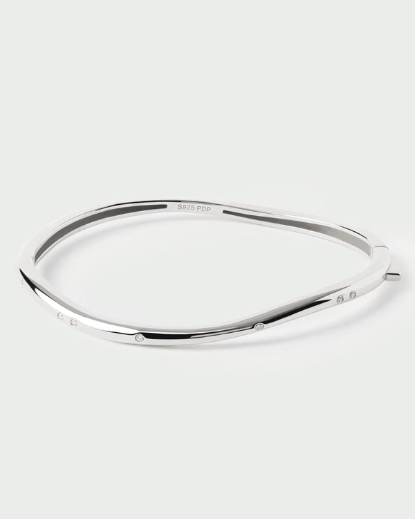 p d paola Air silver bangle