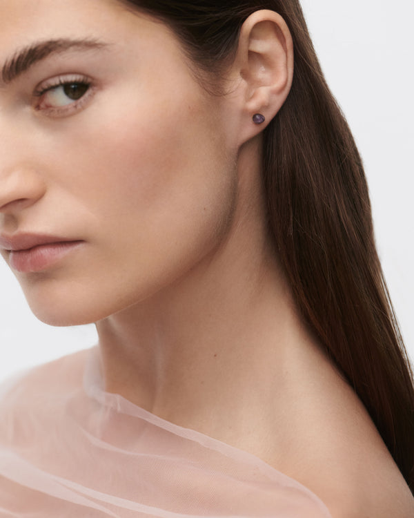 P D Paola Amethyst Gravity Ear Piercing