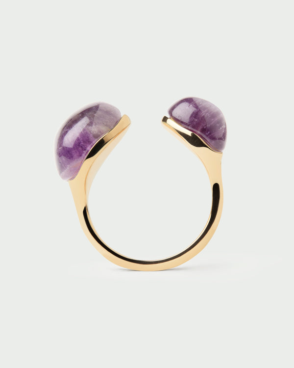 P D Paola Amethyst Gravity Ring