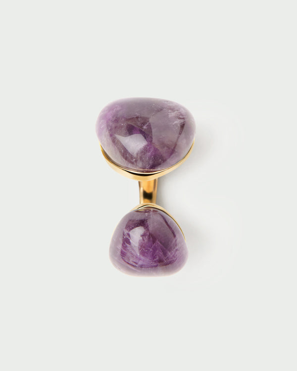 P D Paola Amethyst Gravity Ring