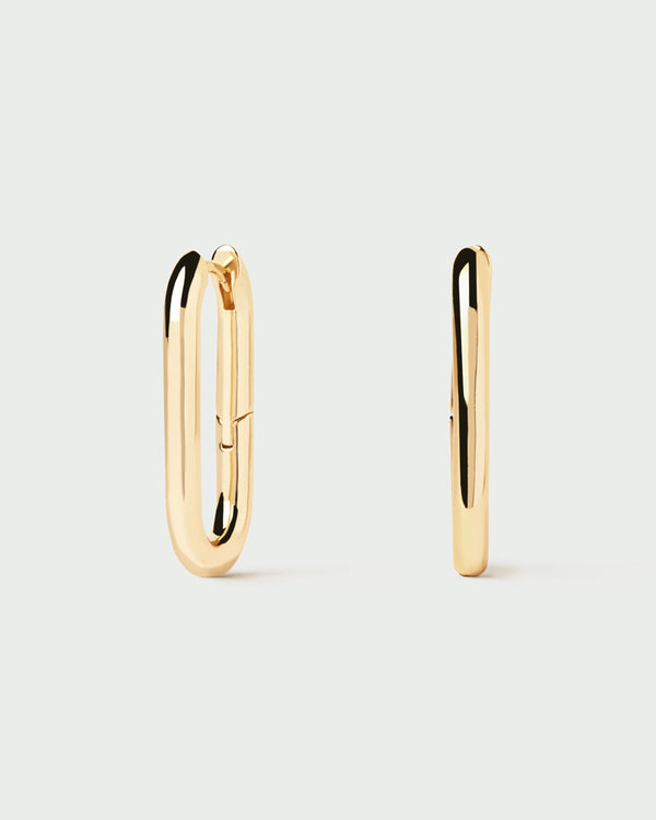 P D Paola Beat Hoop Earrings