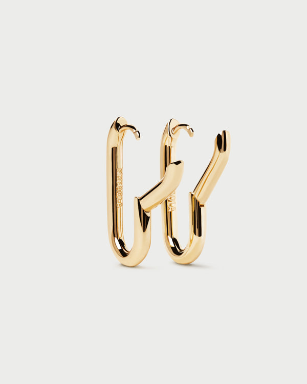 P D Paola Beat Hoop Earrings