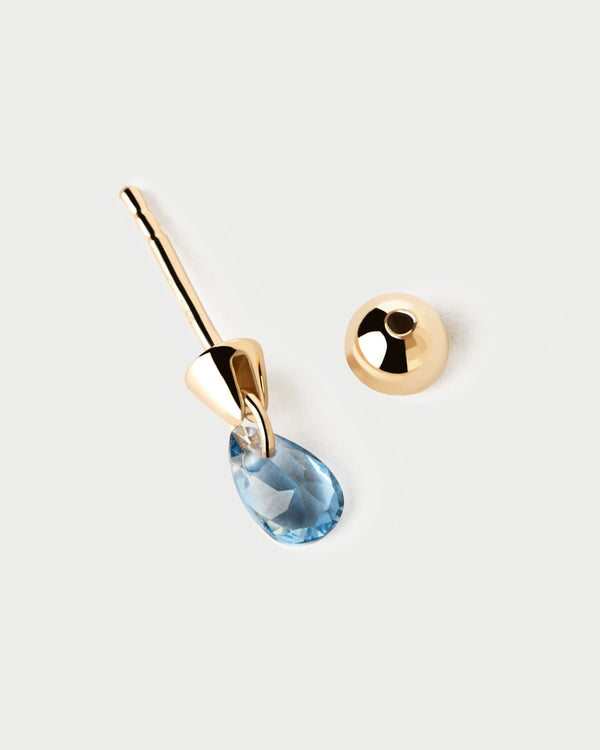 P D Paola Blue Lily Single Earring