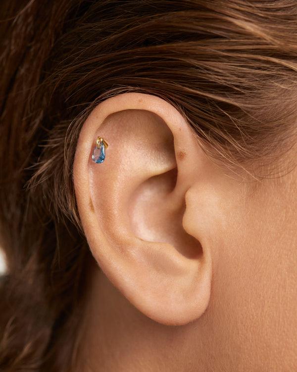 P D Paola Blue Lily Single Earring